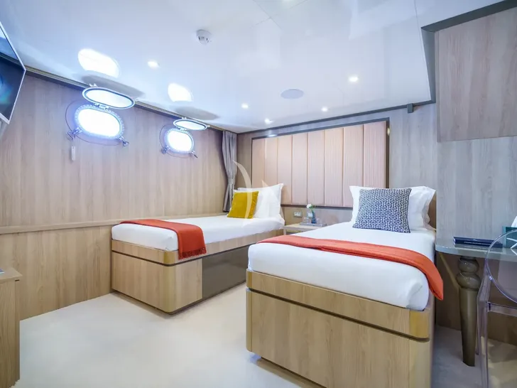 AGAPE ROSE Custom Yacht 48m - twin cabin 1 AGAPE ROSE Custom Yacht 48m - twin cabin 1