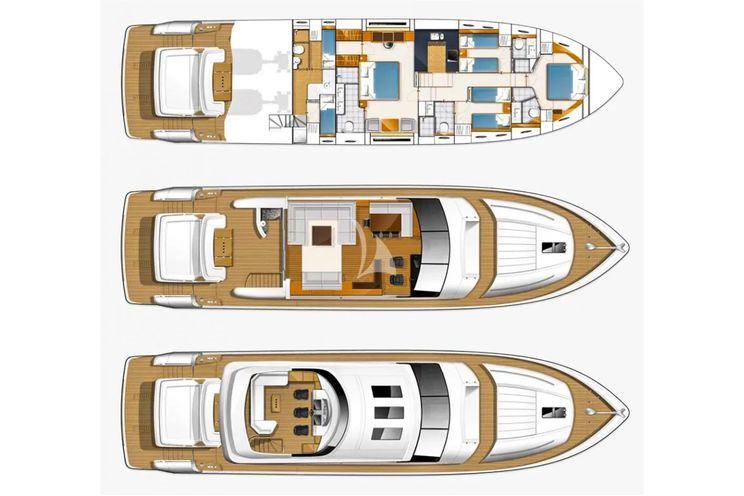 Layout for AGAVE Princess V85 - layout