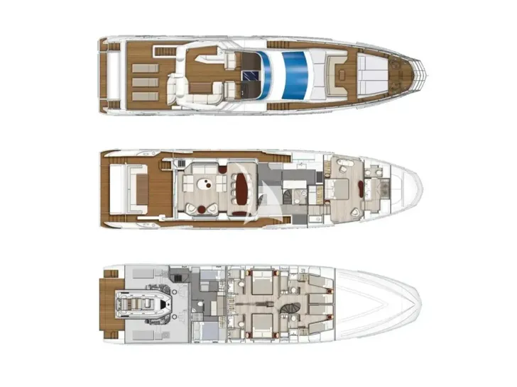 AGIO Azimut Grande 27m - layout AGIO Azimut Grande 27m - layout