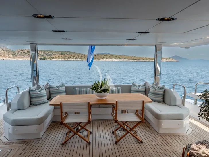 AGIO Azimut Grande 27m - main aft deck AGIO Azimut Grande 27m - main aft deck