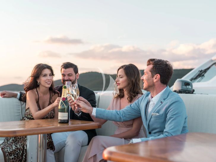 AGRAM Heesen 4400 - wine party AGRAM Heesen 4400 - wine party