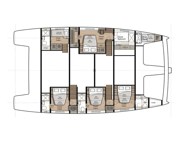 AHALYA Sunreef 60 - layout fin AHALYA Sunreef 60 - layout fin