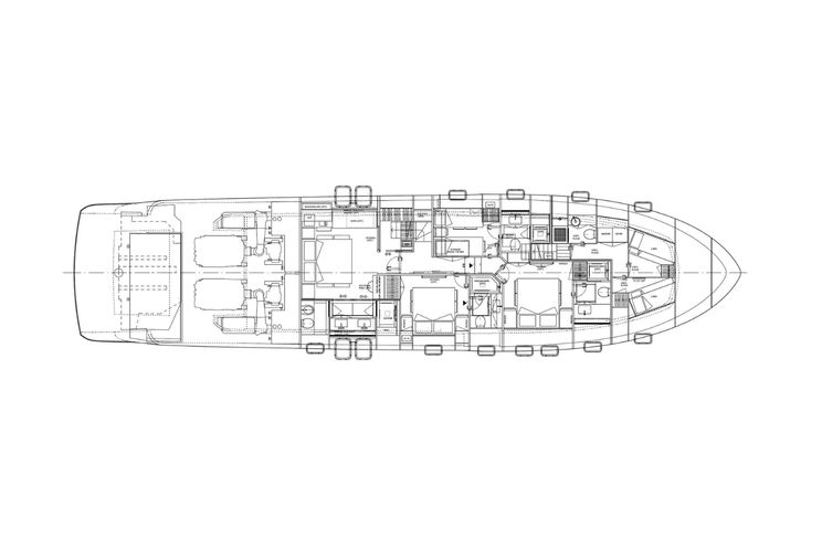 Layout for AKASTI Sanlorenzo SL86 - layout