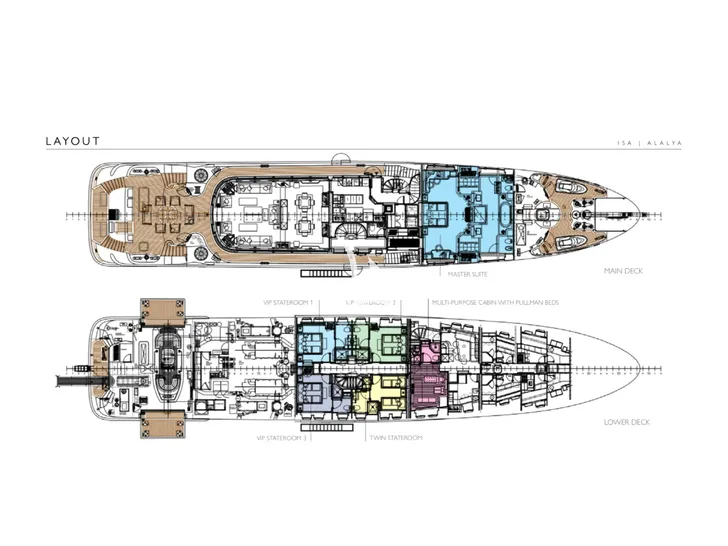 ALALYA ISA 47m - layout ALALYA ISA 47m - layout