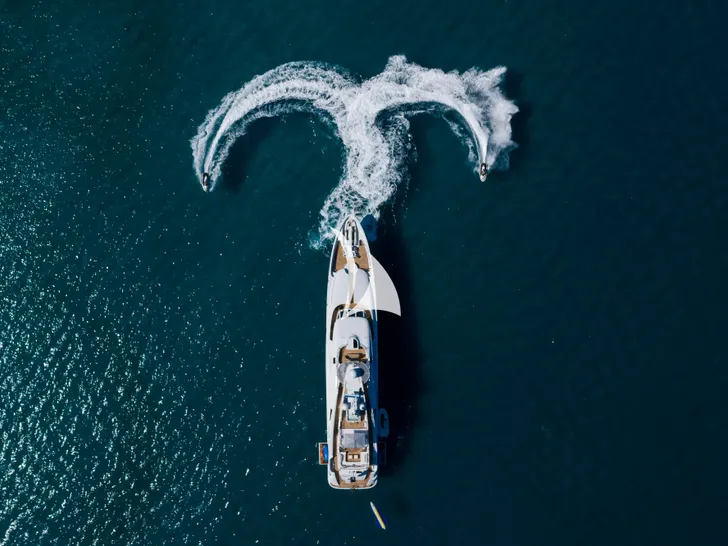 ALALYA ISA 47m - top aerial shot ALALYA ISA 47m - top aerial shot