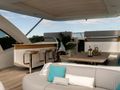 ALEGRIA Azimut Grande 32m - sundeck bar and alfresco dining area ALEGRIA Azimut Grande 32m - sundeck bar and alfresco dining area