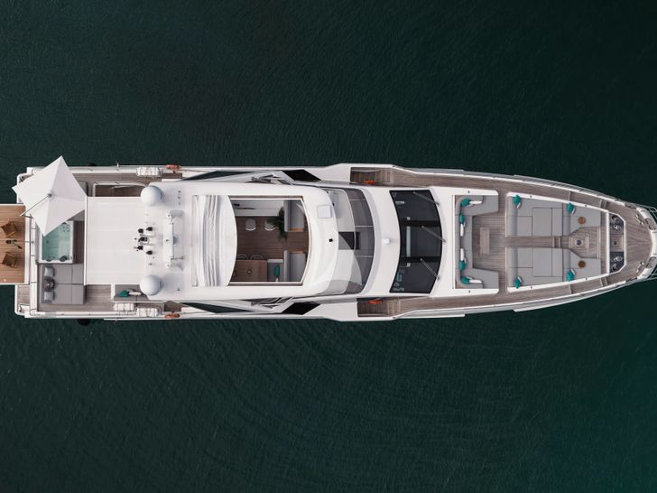 ALEGRIA Azimut Grande 32m - top aerial shot ALEGRIA Azimut Grande 32m - top aerial shot