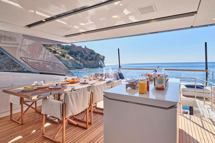 Charter Yacht ALEIN - Sanlorenzo SL96 - 4 Cabins - Athens - Mykonos - Paros - Cyclades - Greece