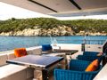 ALEIN Sanlorenzo SL96 - aft deck lounge ALEIN Sanlorenzo SL96 - aft deck lounge