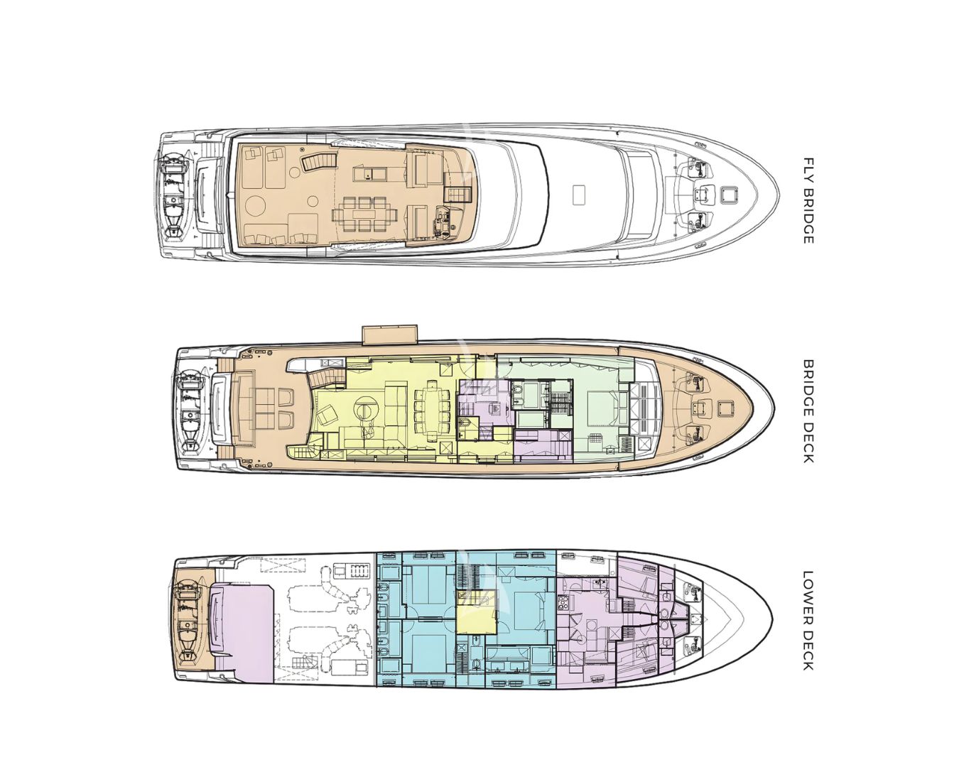 Layout for ALEIN Sanlorenzo SL96 - layout