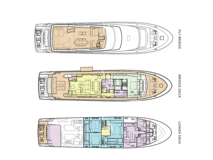 ALEIN Sanlorenzo SL96 - layout ALEIN Sanlorenzo SL96 - layout
