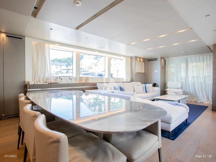 ALEIN Sanlorenzo SL96 - main saloon ALEIN Sanlorenzo SL96 - main saloon