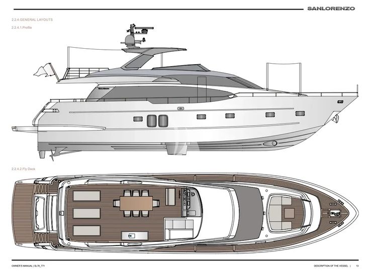 ALEXANDER M San Lorenzo SL78 - exterior layout ALEXANDER M San Lorenzo SL78 - exterior layout