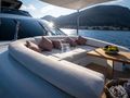 ALEXANDER M San Lorenzo SL78 - foredeck lounge close up ALEXANDER M San Lorenzo SL78 - foredeck lounge close up