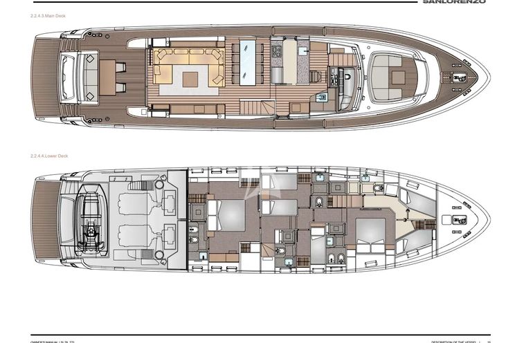 Layout for ALEXANDER M San Lorenzo SL78 - interior layout
