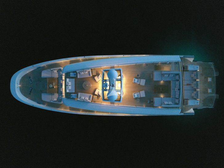 ALEXANDRA Wally Ace 27m aerial top shot ALEXANDRA Wally Ace 27m aerial top shot