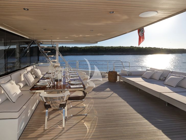 ALEXANDRA Wally Ace 27m aft deck