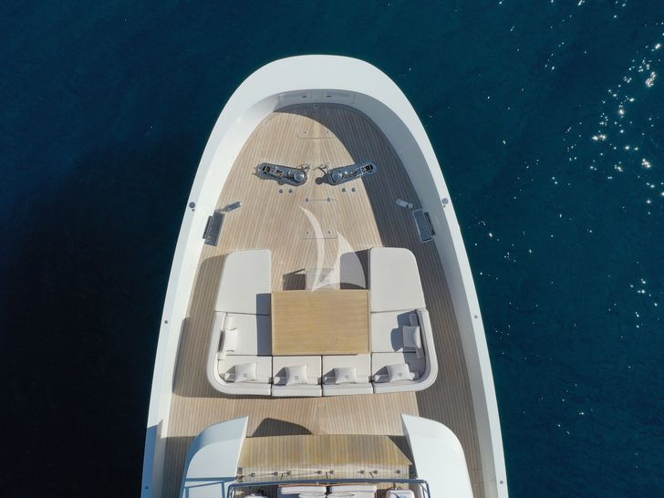 ALEXANDRA Wally Ace 27m foredeck ALEXANDRA Wally Ace 27m foredeck