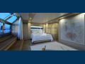 ALEXANDRA Wally Ace 27m master cabin wide view