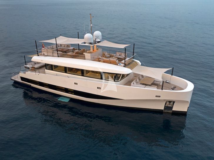 ALEXANDRA Wally Ace 27m semi aerial shot ALEXANDRA Wally Ace 27m semi aerial shot