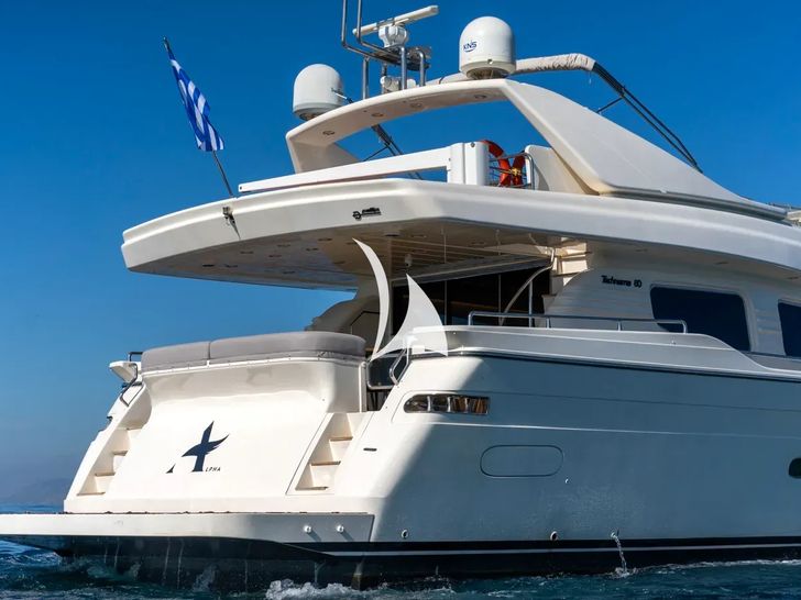 ALFA Posillipo Technema 80 aft view ALFA Posillipo Technema 80 aft view