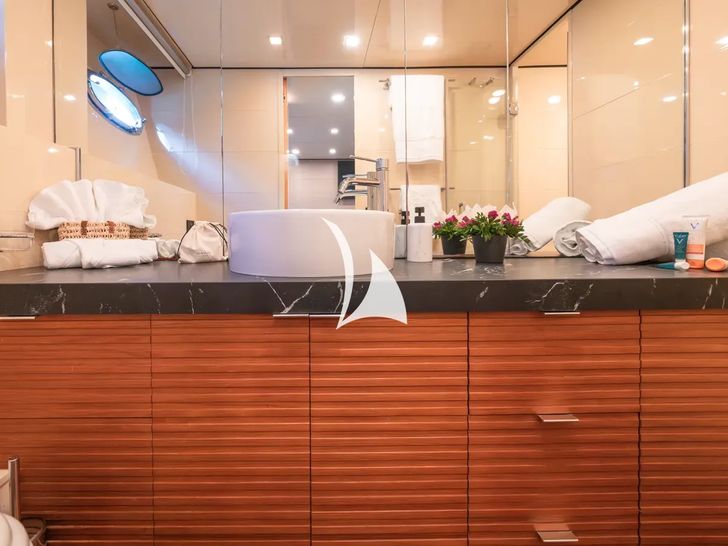 ALFA Posillipo Technema 80 master cabin bathroom vanity ALFA Posillipo Technema 80 master cabin bathroom vanity