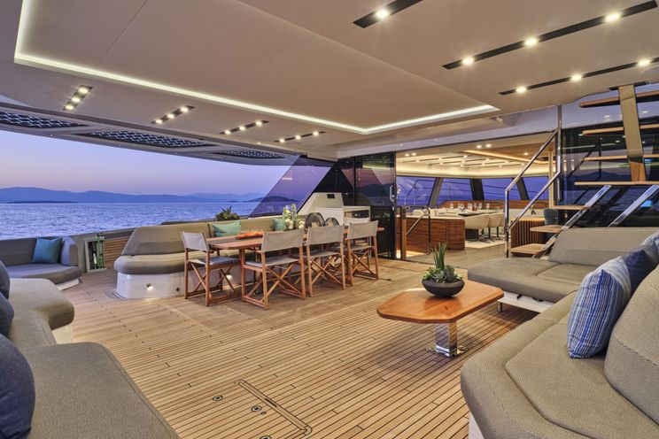 Charter Yacht ALINA - Fountaine Pajot Power 80 - 5 Cabins - Athens - Mykonos - Paros - Cyclades - Greece