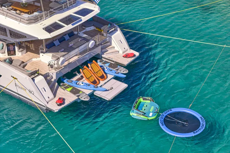 Charter Yacht ALINA - Fountaine Pajot Power 80 - 5 Cabins - Athens - Mykonos - Paros - Cyclades - Greece