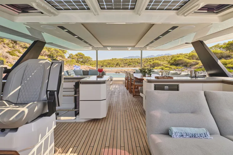 Charter Yacht ALINA - Fountaine Pajot Power 80 - 5 Cabins - Athens - Mykonos - Paros - Cyclades - Greece