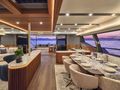 ALINA Fountaine Pajot Power 80 - salon and dining area ALINA Fountaine Pajot Power 80 - salon and dining area