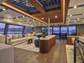 ALINA Fountaine Pajot Power 80 - salon lounge ALINA Fountaine Pajot Power 80 - salon lounge