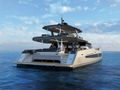 ALINA Fountaine Pajot Power 80 - aft view ALINA Fountaine Pajot Power 80 - aft view