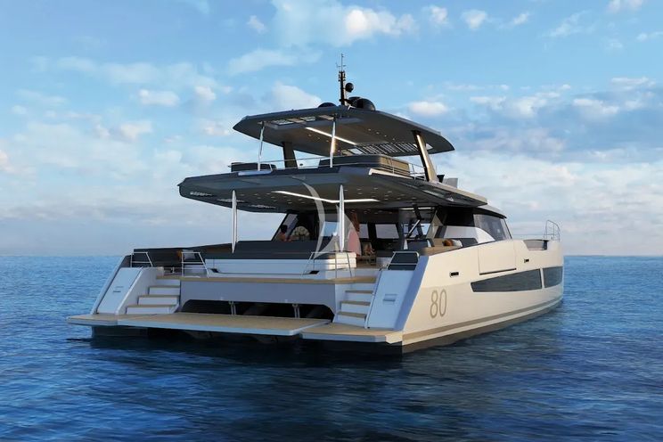 Charter Yacht ALINA - Fountaine Pajot Power 80 - 5 Cabins - Athens - Mykonos - Paros - Cyclades - Greece