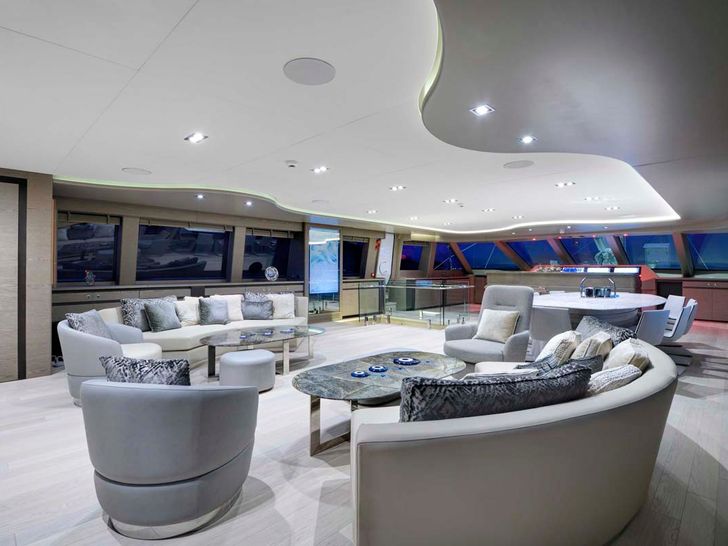 ALL ABOUT U 2 Ada Yacht 50m - saloon seating ALL ABOUT U 2 Ada Yacht 50m - saloon seating