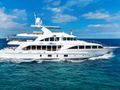 ALLORA Benetti 121 - cruising side profile ALLORA Benetti 121 - cruising side profile