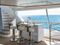 ALLORA Benetti 121 - sky deck aft bar ALLORA Benetti 121 - sky deck aft bar