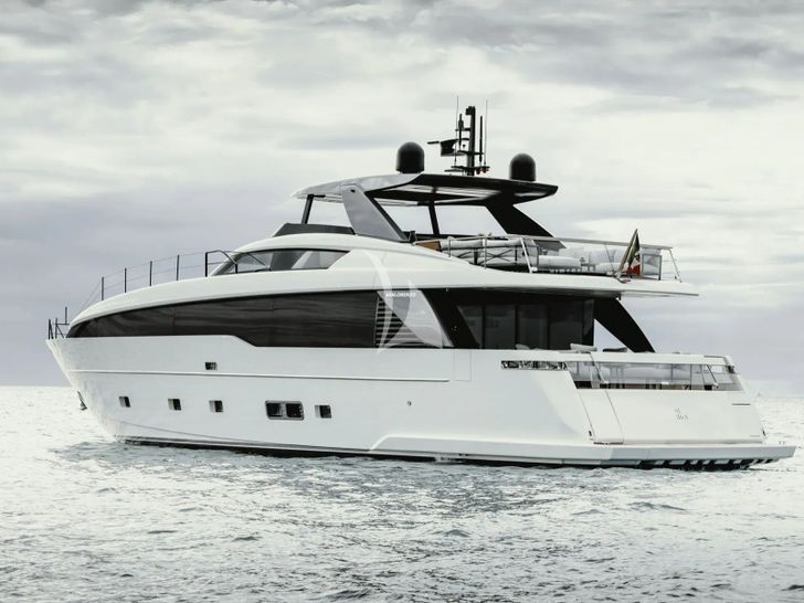 ALMA BLU Sanlorenzo SL86A - anchored ALMA BLU Sanlorenzo SL86A - anchored