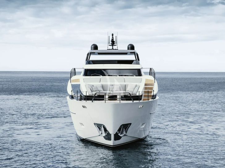 ALMA BLU Sanlorenzo SL86A - bow view ALMA BLU Sanlorenzo SL86A - bow view