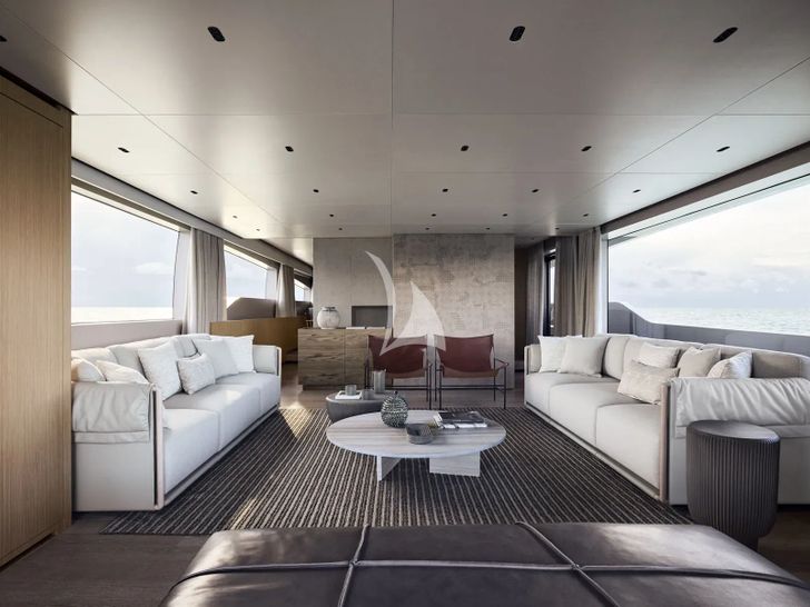 ALMA BLU Sanlorenzo SL86A - saloon ALMA BLU Sanlorenzo SL86A - saloon