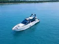 ALMA DE MAR VZ Yacht 22m - anchored aerial shot ALMA DE MAR VZ Yacht 22m - anchored aerial shot