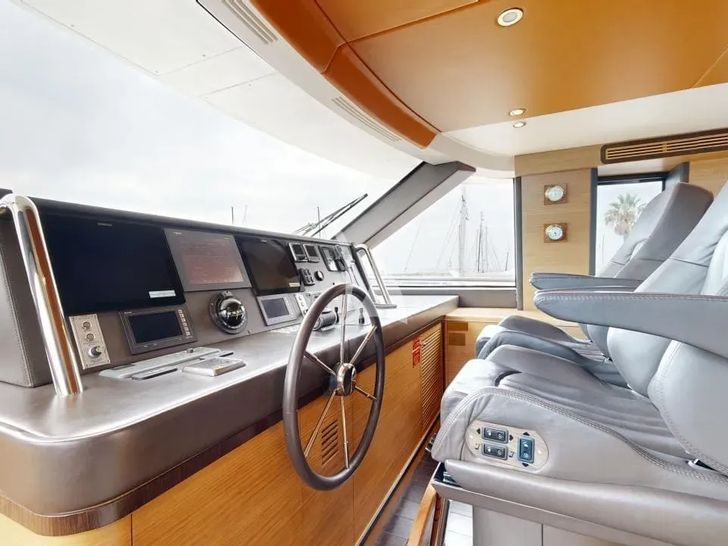 ALMAR II Azimut Magellano 76 - cockpit ALMAR II Azimut Magellano 76 - cockpit