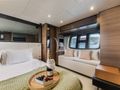 ALMAR II Azimut Magellano 76 - master cabin bed and lounge ALMAR II Azimut Magellano 76 - master cabin bed and lounge