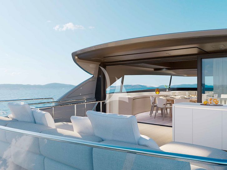 ON TIME Sanlorenzo SX112 - sun deck ON TIME Sanlorenzo SX112 - sun deck