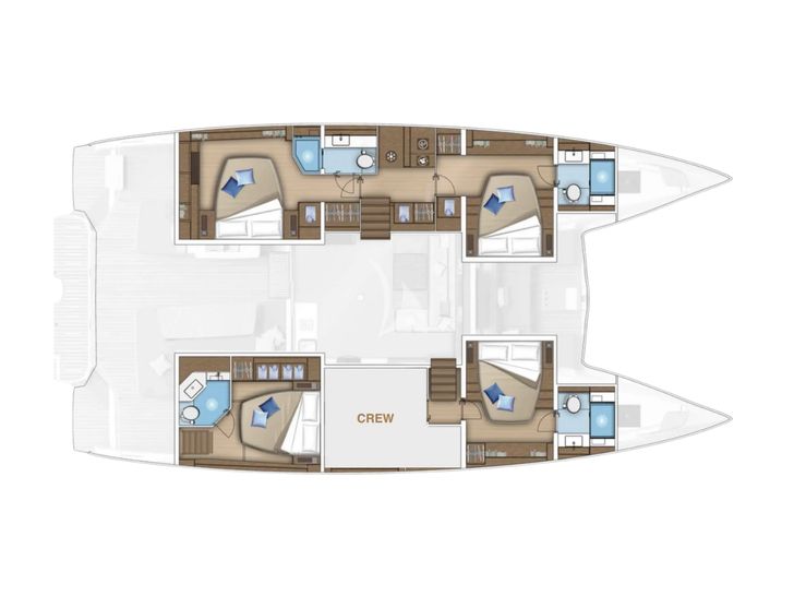ALMOSTA ROAD Lagoon 55 - layout ALMOSTA ROAD Lagoon 55 - layout