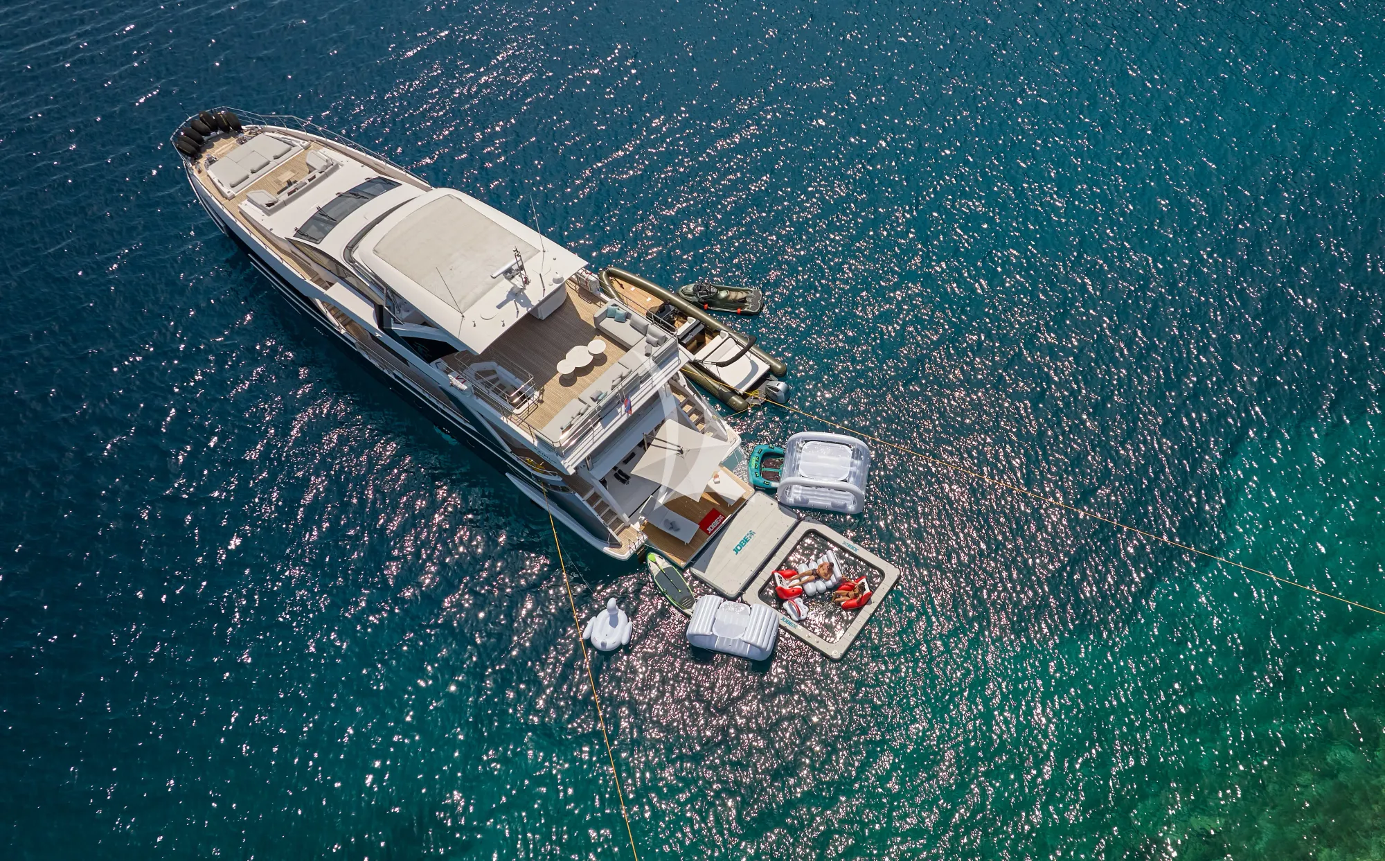 Charter Yacht ALUMINIA TOO - Azimut Grande 27M - 5 Cabins - Split - Dubrovnik - Hvar - Croatia