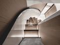 ALUMINIA TOO Azimut Grande 27m - staircase to the cabins ALUMINIA TOO Azimut Grande 27m - staircase to the cabins