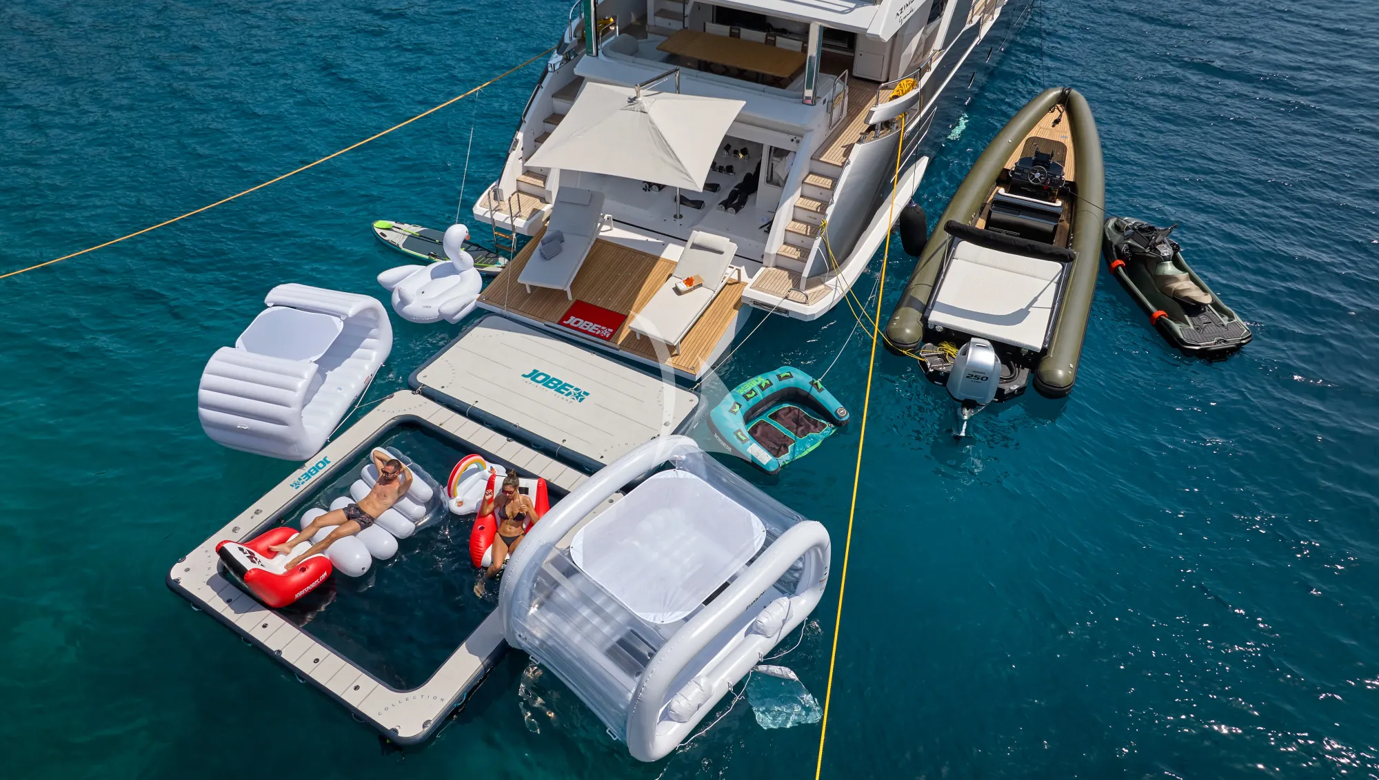 Charter Yacht ALUMINIA TOO - Azimut Grande 27M - 5 Cabins - Split - Dubrovnik - Hvar - Croatia