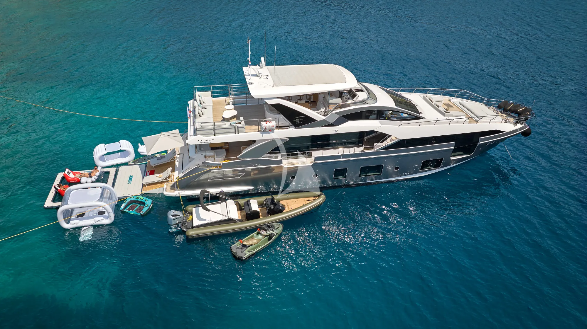 Charter Yacht ALUMINIA TOO - Azimut Grande 27M - 5 Cabins - Split - Dubrovnik - Hvar - Croatia