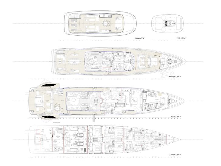 ALUNYA Benetti B.Now 50m - layout ALUNYA Benetti B.Now 50m - layout