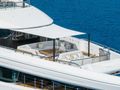 ALUNYA Benetti B.Now 50m - shaded foredeck seating ALUNYA Benetti B.Now 50m - shaded foredeck seating
